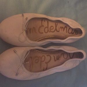 Sam Edelman white flats